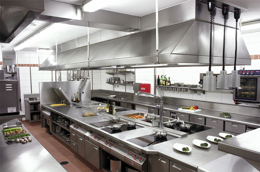 厨房的高效率取决于厨房设备的科学选用